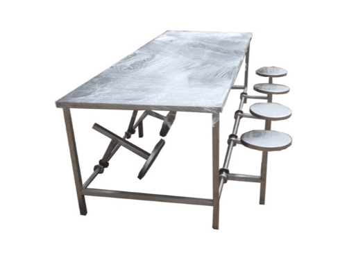 Eight Seater Folding Stool Table