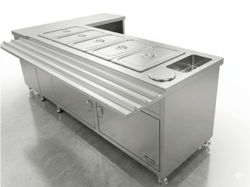 L Shape Bain Marie