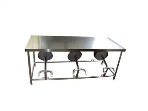 Six Seater Sliding Seat Table