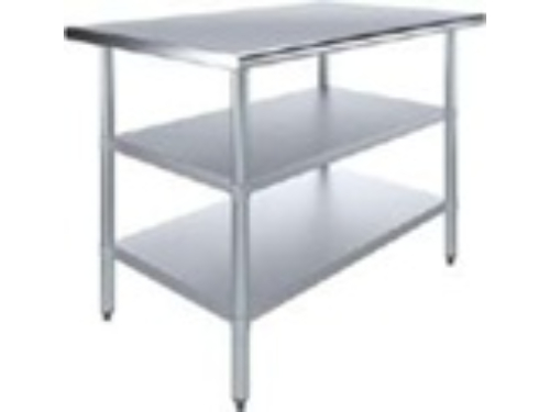 Table Under Two Shelf