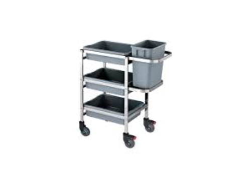 Waists Plate Collection Trolley